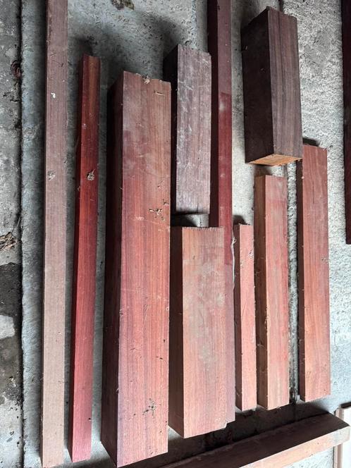Lot padoek hout, Doe-het-zelf en Bouw, Hout en Planken, Zo goed als nieuw, Balk, Ophalen