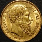Or - Belgique - 20 francs - Léopold II - 1871 - Variante 5, Timbres & Monnaies, Monnaies | Belgique, Or, Enlèvement ou Envoi, Monnaie en vrac