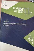 VBTL 3 – leerboek logica & computationeel denken , Enlèvement, Neuf, Néerlandais