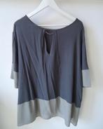 Blouse 2 tinten grijs, Verzenden, Gedragen, Maat 46/48 (XL) of groter, Grijs