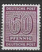 Duitsland West Saxen 1945 - Yvert 18 - 60 Pf. (PF), Verzenden, Postfris