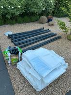 Partytent met zijwanden 8x4m, wit, Ophalen, Zo goed als nieuw, Partytent