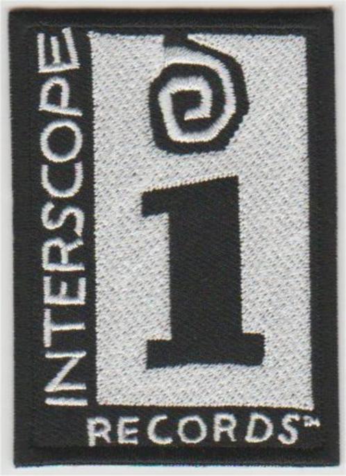 Interscope Records stoffen opstrijk patch embleem, Verzamelen, Muziek, Artiesten en Beroemdheden, Nieuw, Kleding, Verzenden