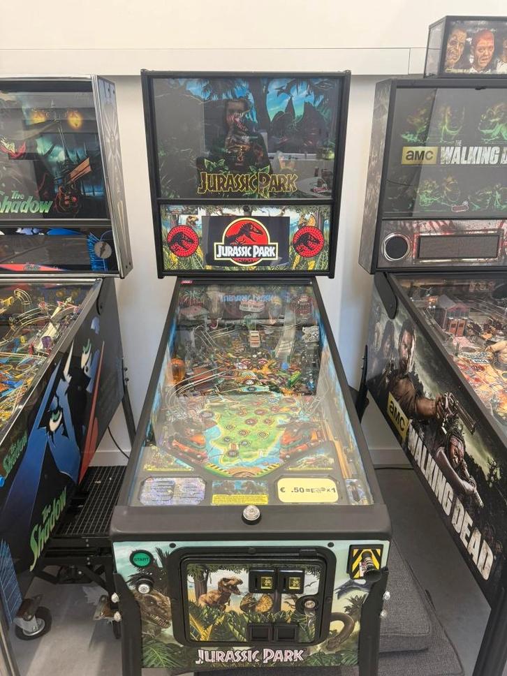 Flipper Jurassic Park Pro Stern, Collections, Machines | Flipper (jeu), Comme neuf, Imprimante matricielle, Stern, Enlèvement ou Envoi