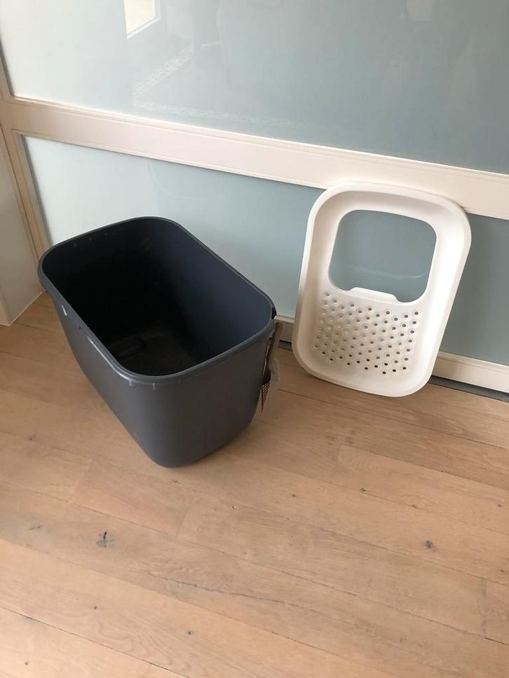 Twee Savic XXXL Kattenbakken., Dieren en Toebehoren, Kattenbakken, Zo goed als nieuw, Gesloten, Ophalen