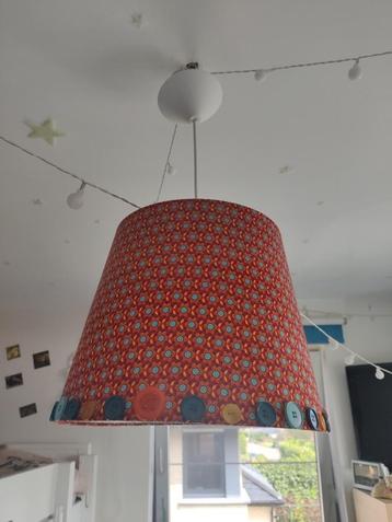 Lampe suspendue vintage orange Moepa