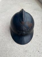 Wo1 Franse artillerie helm compleet, Verzamelen, Ophalen of Verzenden