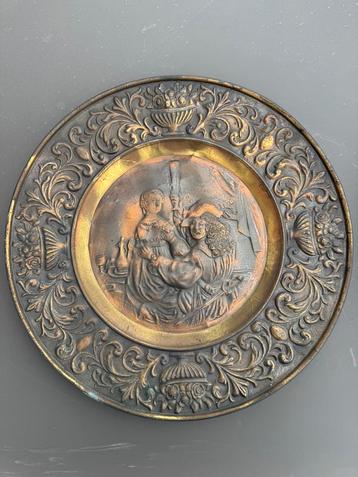 Tinnen bord beschikbaar voor biedingen