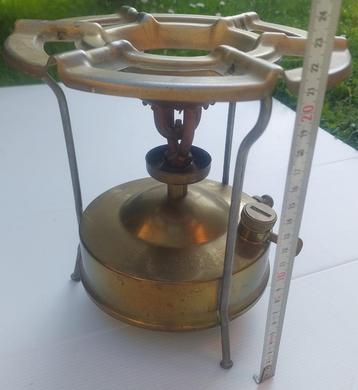 Snelkookpan, antiek, messing/koper, op olie gestookt beschikbaar voor biedingen