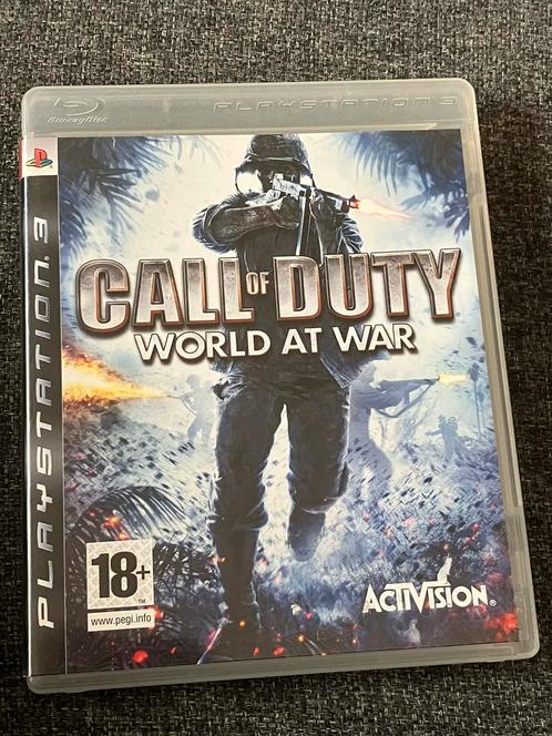 PS3 - Call of Duty 5: World At War, Games en Spelcomputers, Games | Sony PlayStation 3, Zo goed als nieuw, Overige genres, Vanaf 18 jaar