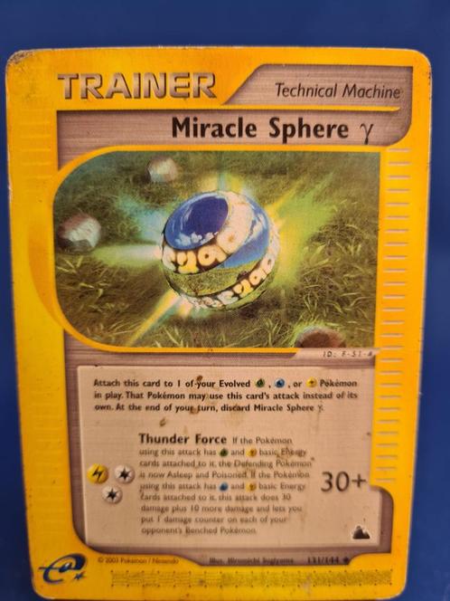 Miracle Sphere γ 131/144 - Skyridge, Hobby en Vrije tijd, Verzamelkaartspellen | Pokémon, Gebruikt, Verzenden