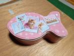 Blikken koekjes doos voor kattenbrokjes, Ophalen of Verzenden, Gebruikt, Koek(jes)