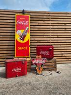 Coca-cola emaillebord, koelboxen. Unieke verzameling!, Verzamelen, Ophalen