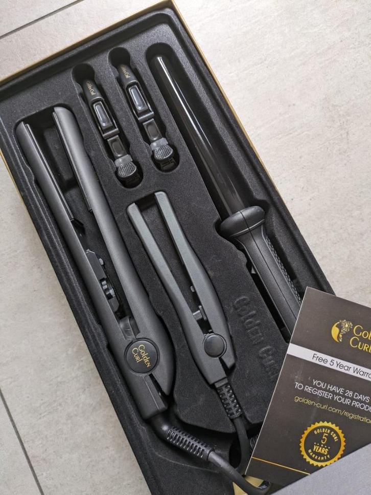 Nieuwe stijltang - krultang set (5jaar garantie), Handtassen en Accessoires, Uiterlijk | Haarverzorging, Nieuw, Krultang of Stijltang