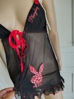 babydoll van playboy, Kleding | Dames, Ondergoed en Lingerie, Playboy, Ophalen of Verzenden, Zwart, Nachtkleding