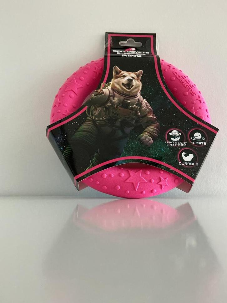 Dog Comets ufowerpring roze, Animaux & Accessoires, Jouets pour chiens, Neuf, Jouets à rammener, Enlèvement ou Envoi