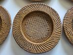 Set de 6 Sous-assiettes en rotin, Ophalen, Overige materialen, Gebruikt, Bord(en)