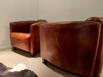 2 x kare design fauteuil cigar - leder tabak, Ophalen