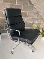 Vitra eames soft pad lounge chair gloednieuw, Huis en Inrichting, Fauteuils, Ophalen, Nieuw, Leer, Design