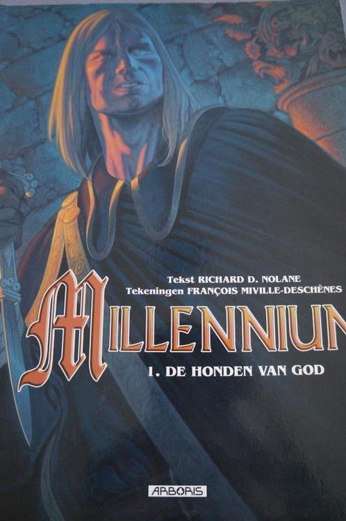 Millenium 1 - de honden van God, Boeken, Stripverhalen, Zo goed als nieuw, Eén stripboek, Ophalen of Verzenden