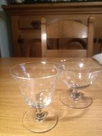 Service ancien de verres Années 40  Verre fin gravé, Enlèvement