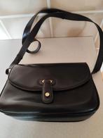 Vintage, leder handtas, Charlie Zam, Ophalen of Verzenden, Gebruikt
