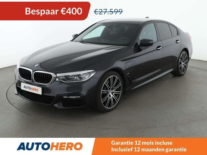 BMW 5 Serie 530 530e M Sport (bj 2018, automaat), Auto's, BMW, Te koop, 5 Reeks, ABS, Achteruitrijcamera, Airbags, Airconditioning