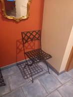 4 chaises métalliques pliables, Ophalen, Zo goed als nieuw