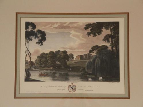 Tabel: Lithografie uit 1793, Antiek en Kunst, Kunst | Overige Kunst, Ophalen of Verzenden