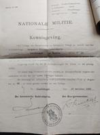 Nationale Militie Gentbrugge 1927, Verzamelen, Militaria | Tweede Wereldoorlog, Ophalen of Verzenden