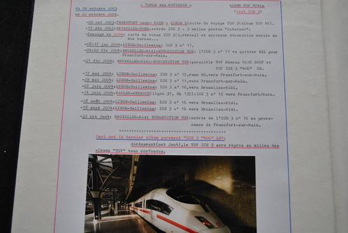 Gros Album photos originales THALYS TGV 47 bis UNIQUE Train, Verzamelen, Spoorwegen en Tram, Gebruikt, Trein, Overige typen, Ophalen of Verzenden