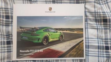 Catalogue Porsche 911 GT3RS type 991