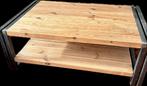 Artisanaal handgemaakte salontafel, Ophalen, 100 tot 150 cm, 50 tot 100 cm, Zo goed als nieuw