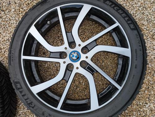 BMW i3s 155 70 19 Wintervelgen + banden (Brock eb1), Auto-onderdelen, Banden en Velgen, Band(en), Winterbanden, 19 inch, 155 mm