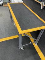 table sur roulette, Ophalen