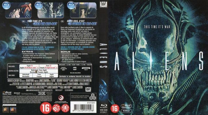 aliens le retour (blu-ray) neuf, CD & DVD, Blu-ray, Comme neuf, Science-Fiction et Fantasy, Enlèvement ou Envoi