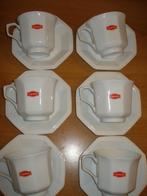 6 nieuwe theetassen + schoteltjes 'lipton', Ophalen of Verzenden, Nieuw, Gebruiksvoorwerp