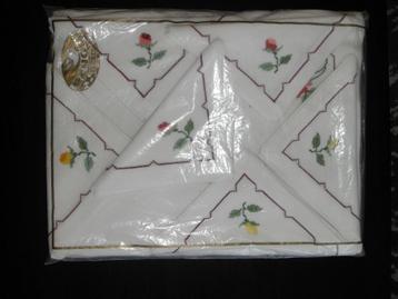 Nappe ancienne aux points de croix, Enlèvement