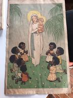 Religieuze grote antieke platen, Antiek en Kunst, Antiek | Schoolplaten, Ophalen of Verzenden