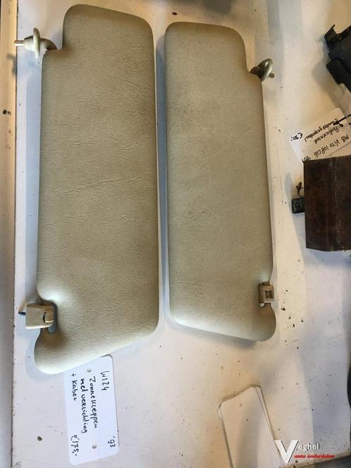 Mercedes W124 230 TE Automaat 1993 Zonnekleppen set met verl, Auto-onderdelen, Interieur en Bekleding, Gebruikt, Ophalen of Verzenden