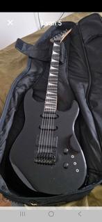 Vester elektrische gitaar in zwarte afwerking., Muziek en Instrumenten, Ophalen