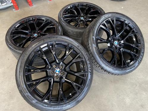 21 / 22 INCH ORIGINELE VELGEN  BMW X5M X6M STYLE 809 M ZWART, Auto-onderdelen, Banden en Velgen, Band(en), Zomerbanden, 21 inch