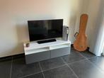 Tv-meubel wit/grijs, Minder dan 100 cm, 25 tot 50 cm, 100 tot 150 cm, Modern