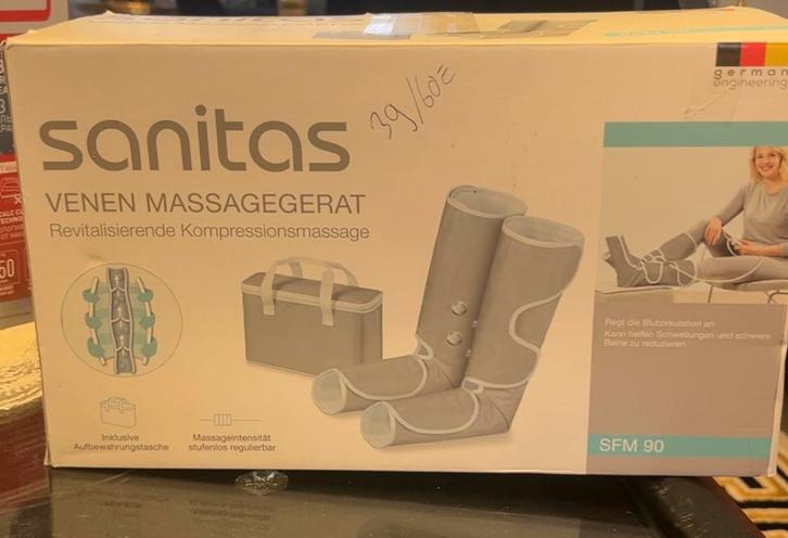 Sanitas Beenmassageapparaat met Compressie, Elektronische apparatuur, Persoonlijke Verzorgingsapparatuur, Nieuw, Ophalen