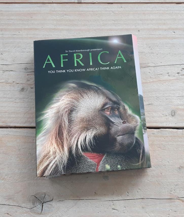 Dvdset Africa van David Attenborough - 4 dvd's, Cd's en Dvd's, Dvd's | Documentaire en Educatief, Zo goed als nieuw, Natuur, Ophalen of Verzenden