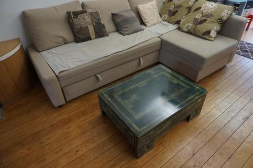 Oosterse bijzettafel, Huis en Inrichting, Tafels | Bijzettafels, Zo goed als nieuw, Rechthoekig, Minder dan 45 cm, 75 cm of meer