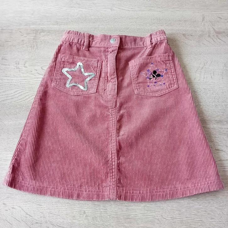 Roze fluwelen rok Disney maat 140, Kinderen en Baby's, Kinderkleding | Maat 140, Zo goed als nieuw, Meisje, Jurk of Rok, Ophalen of Verzenden