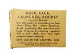 WW2 US army bazooka face mask, Verzenden, Landmacht, Overige typen