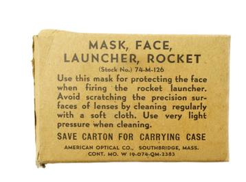 Bazooka face mask US WW2 état neuf de stock, Envoi, Armée de terre, Autres types