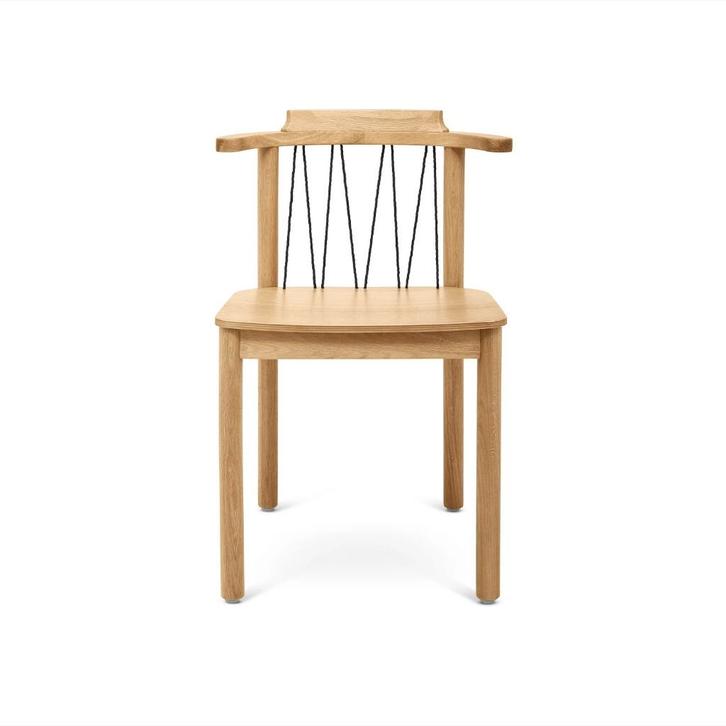 4 x Ethan - Eetkamerstoel - Oak, Huis en Inrichting, Stoelen, Zo goed als nieuw, Vier, Hout, Bruin, Ophalen